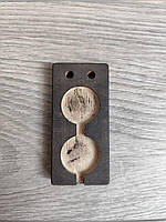 Плашка для опечатування, плашка для опломбовування Коричнева