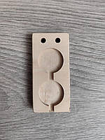 Плашка для опечатування, плашка для опломбовування Нефарбована