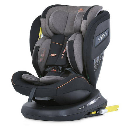 Автокрісло дитяче El Camino ME 1117 I-CON (isofix, поворот 360 º, група 0+/1-I-II-III, від 0 до 12 років), фото 1