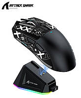 Бездротова мишка ATTACK SHARK X11 Black | PAW3311 | 65 годин на одному заряді