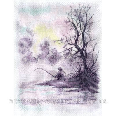 Набір для вишивання хрестиком ТМ Марічка Ранок на озері НКА-019, фото 1