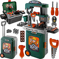 Дитяча майстерня з інструментами та валізою Kruzzel Toy Workshop 3 в 1 (24648)