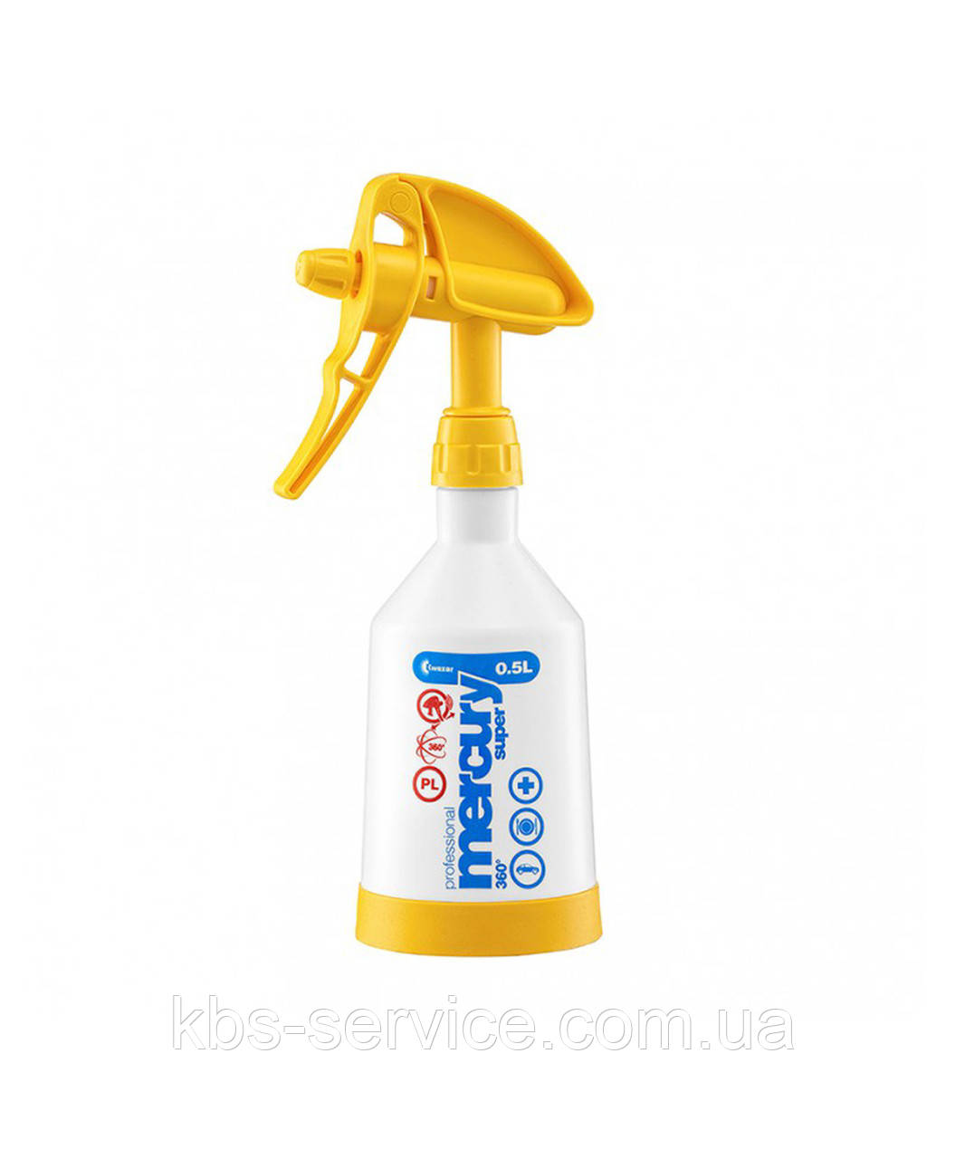 Тригерний обприскувач Kwazar Mercury Super 360 Pro+, 0,5 л Viton