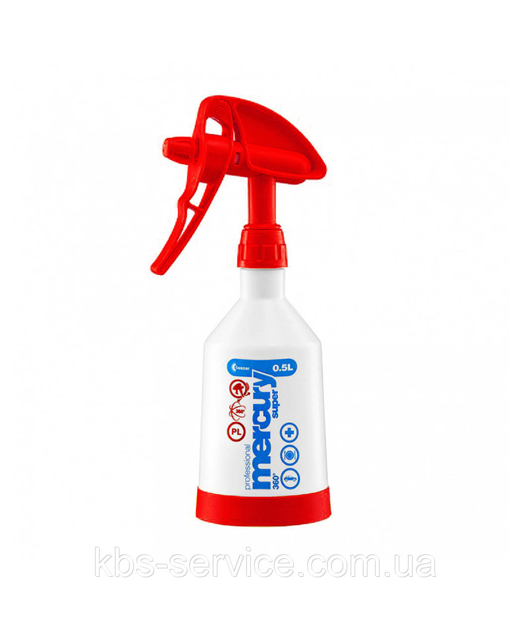 Тригерний обприскувач Kwazar Mercury Super 360 Pro+, 0,5 л Viton