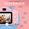 Дитячий фотоапарат цифровий для дітей запис відео дитячі ігри ударостійка камера екран 2 дюйма, фото 4