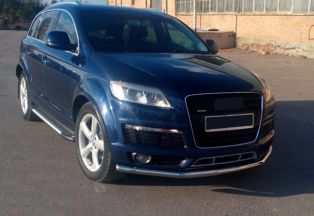 Бічні пороги Line на Hyundai Staria Пороги майданчика Хюндай Старія 2 шт., фото 1