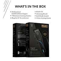 Машинка для стрижки Wahl Vapor Black Cordless 5 star (3026483), фото 8