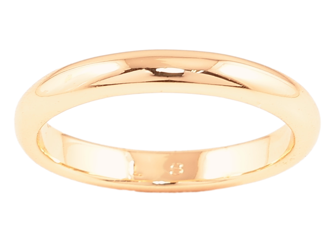 Каблучка Xuping M&L Колір 18K "Обручка, ширина 3мм" р.16,16.5,17,18,18.5,19.5,20.5, фото 1