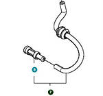 Шланг масляний з фільтром у комплекті для бензопили Husqvarna T525