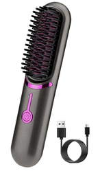 Портативний бездротовий акумуляторний гребінець для випрямлення волосся / бездротовий міні випрямляч для волосся