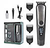 Бездротова машинка для стрижки волосся VGR V-105 Тример для вусів та бороди з насадками 5 в 1, фото 4