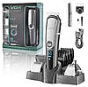 Бездротова машинка для стрижки волосся VGR V-105 Тример для вусів та бороди з насадками 5 в 1, фото 6