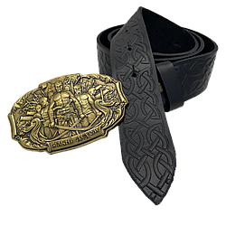 Ремінь (тиснення) з пряжкою Вільні Духом латунь bb51