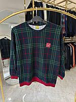 Світшот під манжет новорічний BS 4706 (батал) 3-5XL зелений