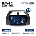 Штатна магнітола Teyes CC3L Wi-Fi Toyota RAV4 (2001-2006), фото 2