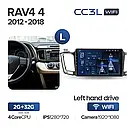 Штатна магнітола Teyes CC3L Wi-Fi Toyota RAV 4 (2012-2018), фото 3