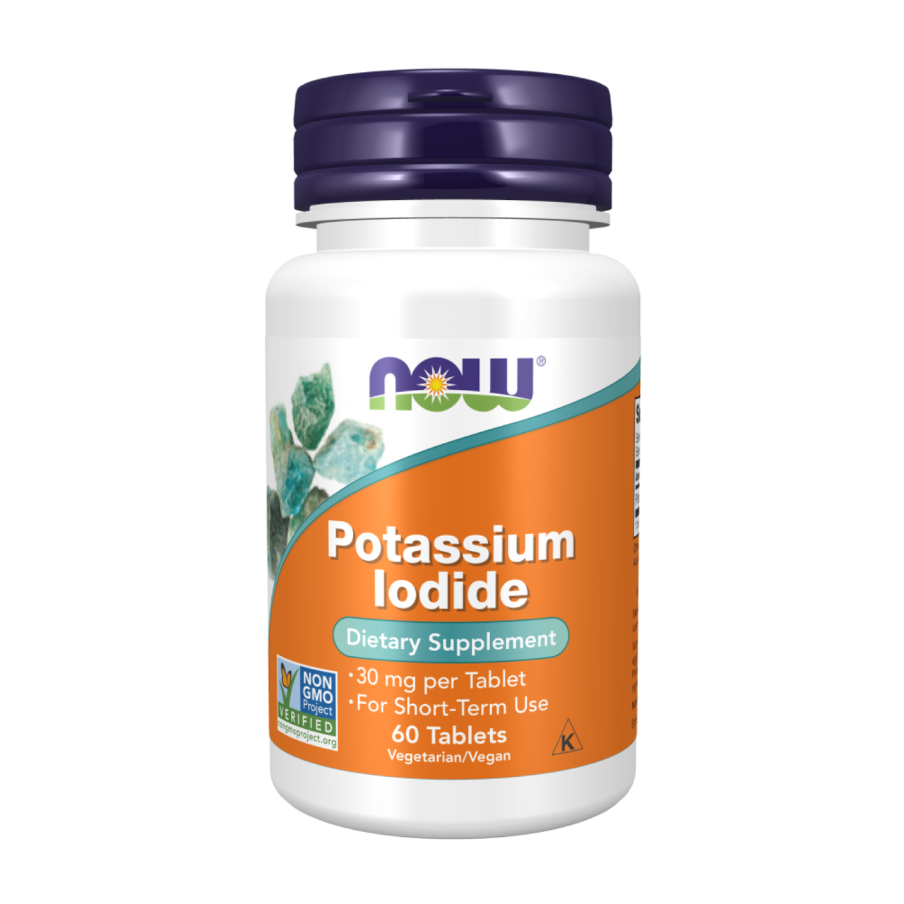 Йод (йодичний калію) Now Foods Potassium Iodide 30 мг 60 таблеток