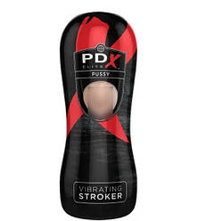 Мастурбатор з вібрацією PDX Elite Vibrating Stroker Pussy від Pipedream   | Knopka