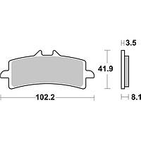Гальмівні колодки Renthal RC-1 Front Brake Pads Sintered