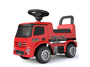 Каталка толокар Mercedes Antos 656-3 (пищалка на кермі, світло передні фари)