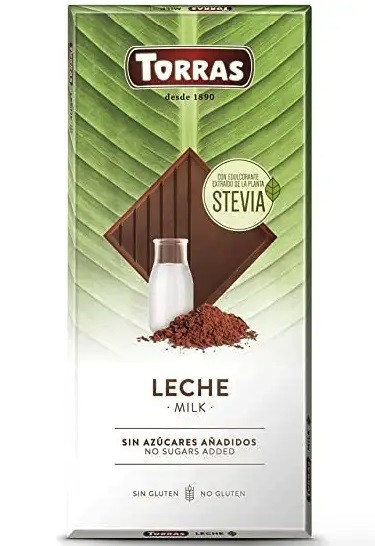 Шоколад молочний без цукру без глютену Torras з мигдалем Leche & Almendras 125 г Іспанія, фото 1