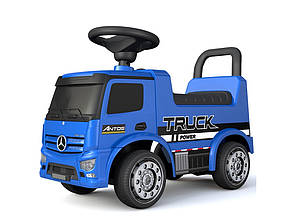 Каталка толокар Mercedes Antos 656-4 (пищалка на кермі, світло передні фари)