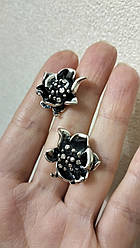 Срібні сережки  Сакура арт. 2973