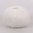 Gazzal Super Kid Mohair, Белоснежный №64439, пряжа для павутинки з мохера, фото 3