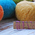 Gazzal Super Kid Mohair, Димчастий No64411, пряжа для павутинки з мохера, фото 5