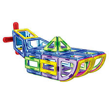 Конструктор Limo Toy магнітний LT5001 Транспорт Magnistar 96 деталей, фото 6