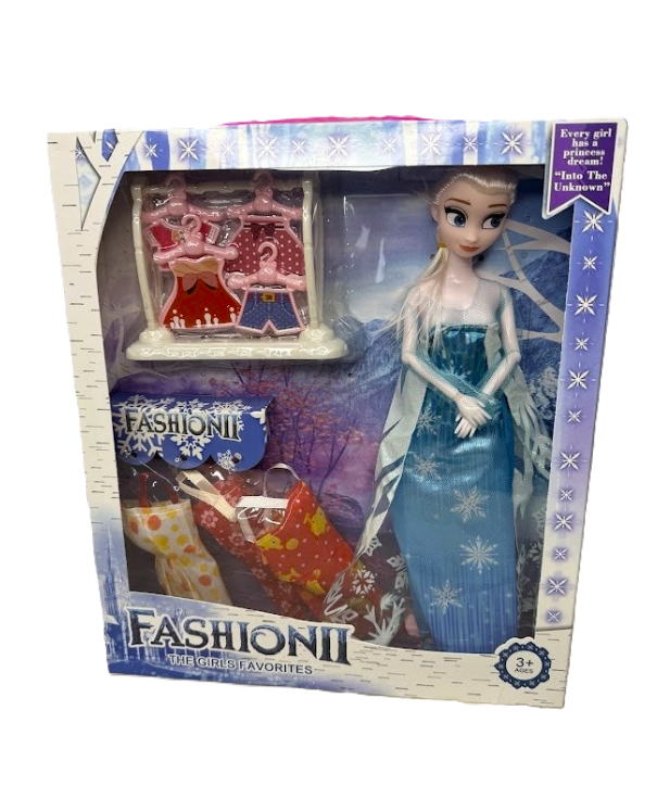 Лялька К 665 з додатковими сукнями та аксесуарами, 3+.