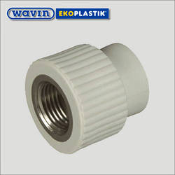 Муфта поліпропіленова 25х1/2" Wavin Ekoplastik МРВ