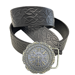 Ремінь (тиснення) з пряжкою Вегвізир латунь bb58