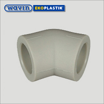 Кут 32х45° поліпропіленовий Wavin Ekoplastik, фото 1