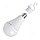 Лампа-світильник Світлокомплект LIGHT SET LED BULB 12W E27 A80 4500K 1200mAh Ø80х140 мм, фото 3