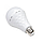 Лампа-світильник Світлокомплект LIGHT SET LED BULB 12W E27 A80 4500K 1200mAh Ø80х140 мм, фото 5