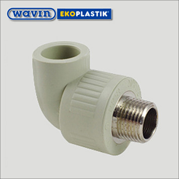 Кут 25х3/4" Н Wavin Ekoplastik поліпропіленовий