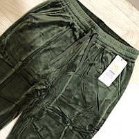 Спортивні велюрові штани для жінок оптом, 2XL/3XL-6XL/7XL рр.,  арт. Si-YCX1325, фото 5