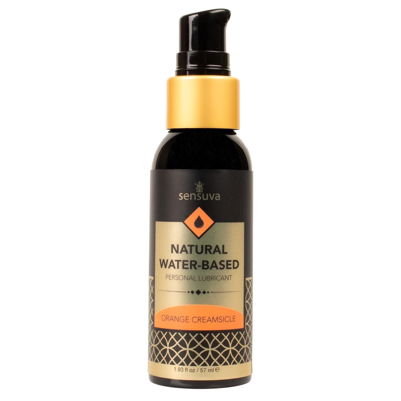 Змазка на водній основі Sensuva Natural WaterBased Orange Creamsicle (57мл)без гліцерину і парабенів | Promax