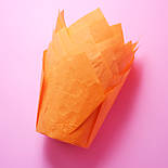 Капсула (форма) паперова Тюльпан (помаранчевий), 10 шт., фото 2
