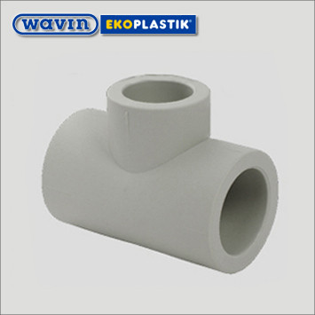 Трійник поліпропіленовий 40х20х40 Wavin Ekoplastik, фото 1