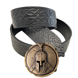 Ремінь (тиснення) з пряжкою Легіонер латунь bb60