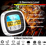 Термометр для м'яса KCASA TP-720 з таймером, магнітом, підсвічуванням та 8 програмами, діапазон -50°C до +300°C, фото 8