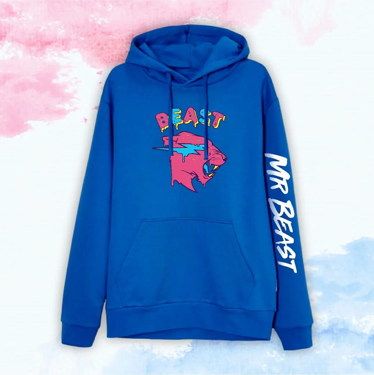 Худі дитяче MrBeast (містер біст) Синій РОЗМІР 116, фото 1