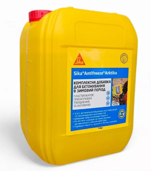 Пластифікатор і протиморозна домішка до бетону Sika Antifreeze Arktika 10 кг