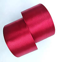 Атласна стрічка бордовий 4 см 33 м