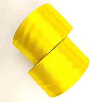 Атласна стрічка жовтий 5 см 23 м