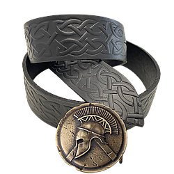 Ремінь (тиснення) з пряжкою Центуріон латунь bb62