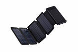 Power Bank 2E Solar 8000мА·год сонячна зарядка, LED-ліхтар, чорний, фото 5