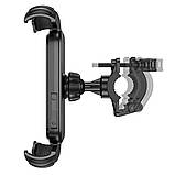 Автотримач Borofone BH105 Crown bicycle motorcycle universal holder Black, фото 6